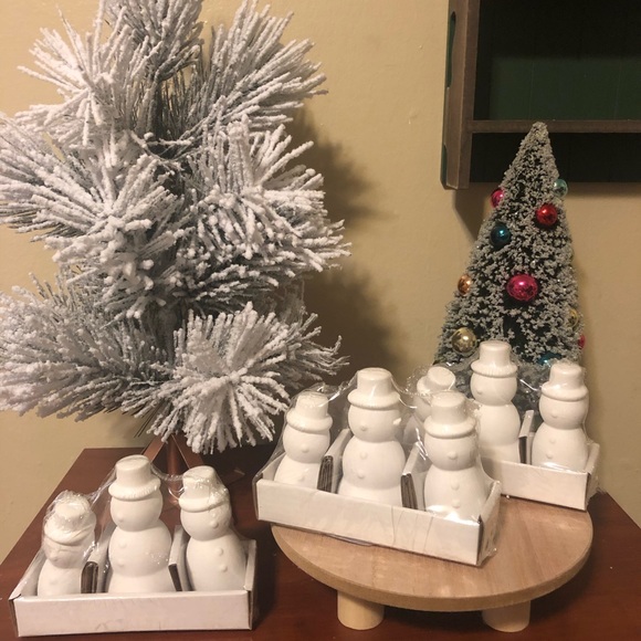 Target Other - 3 Packs Of Ceramic Snowmen